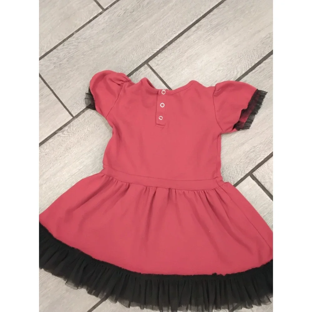NFL Team Apparel San Francisco 49ers Girls Red Tulle Ruffle Dress 4T LOVE‎ SF